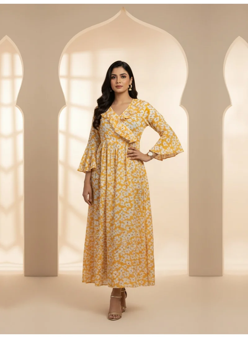 Alaya Women Printed  Cotton Jalabiya-AL4008